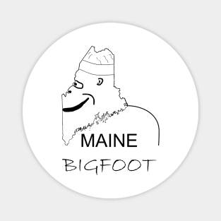 A funny map of Maine Magnet